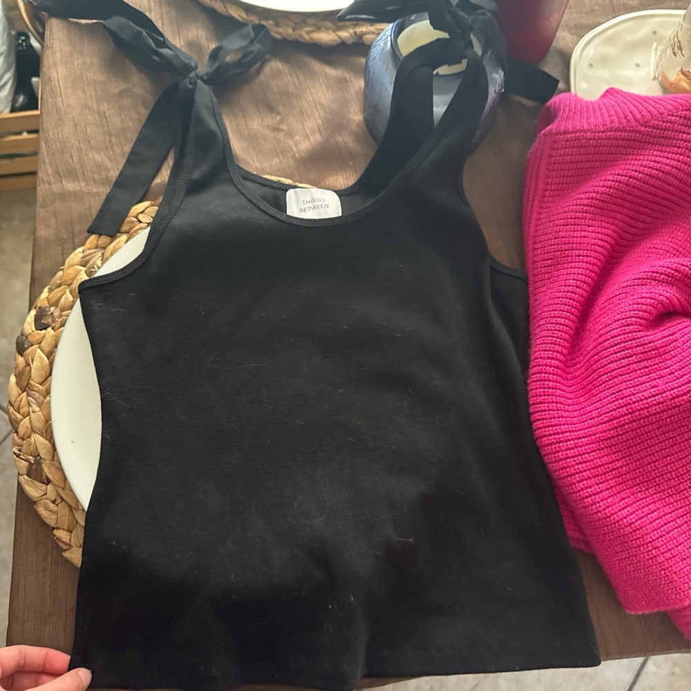 Black Sleeveless Top